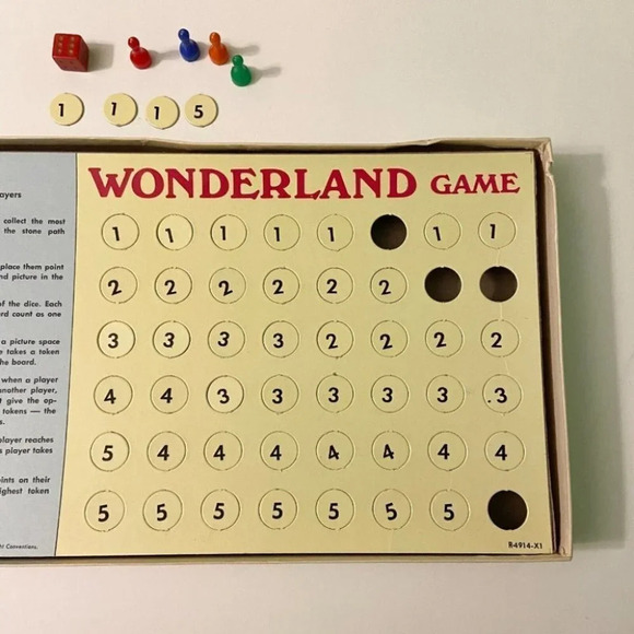 Rare Vintage 1969 Wonderland Nursery  Rhyme Characters Board Game Never Played - Picture 11 of 11